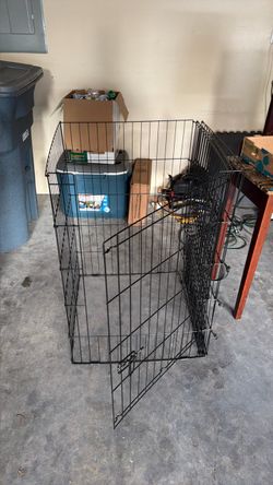 Black Wire Pet Playpen Exercise Pen