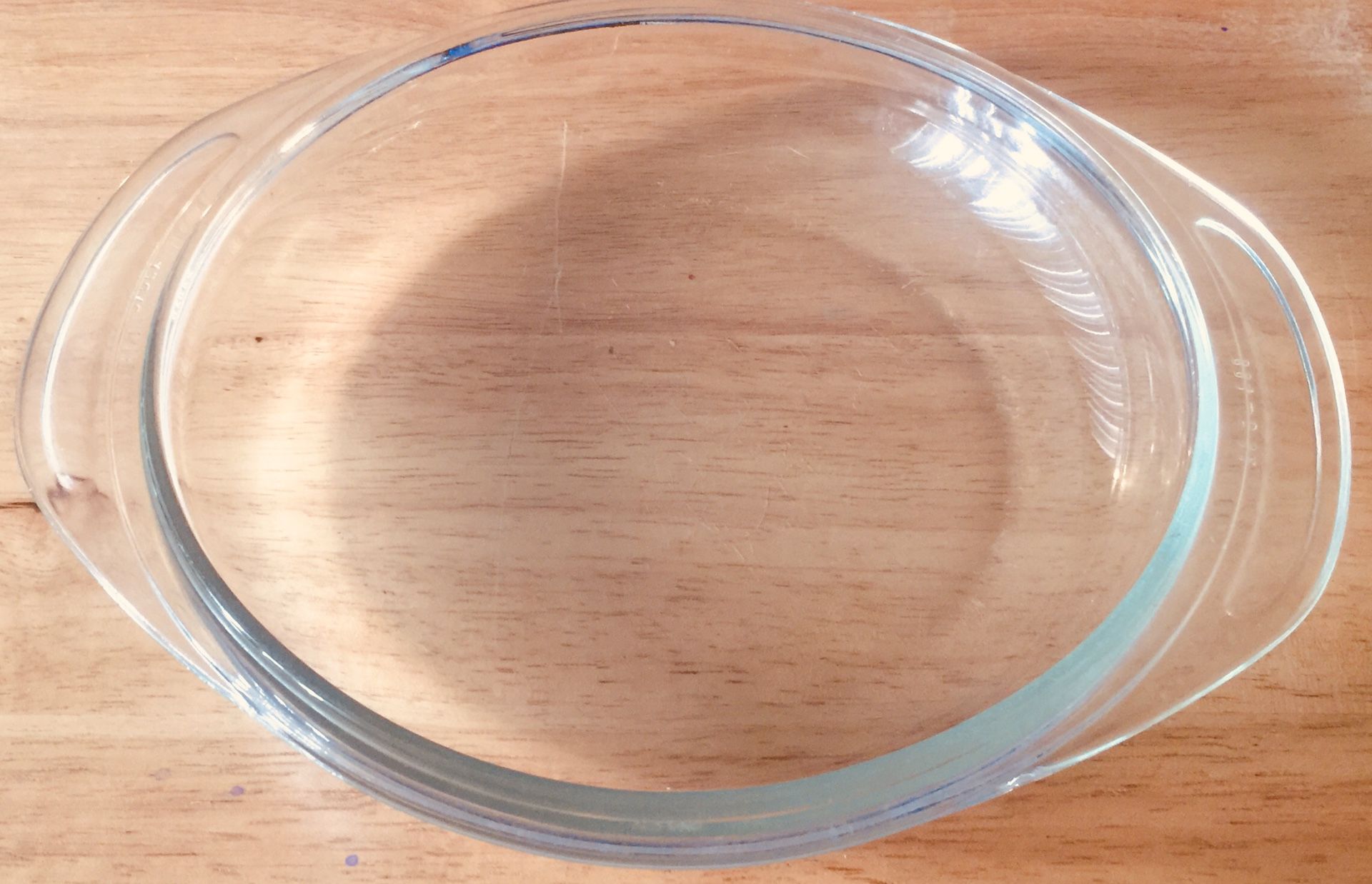 PYREX CASSEROLE BAKING DISH - ROUND GLASS LID 684-C 32