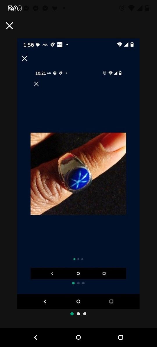 Men's ring, silvertone. Brand New Oval simulated Blue Star Sapphire stone sizes: 9, 10, 15, 16. I am FIRM on the price. Brand new ONLY $30.