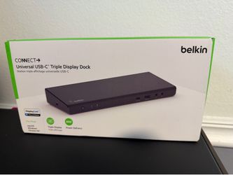 Belkin Universal USB-C Triple Display Dock 4K 85W PD - New sealed