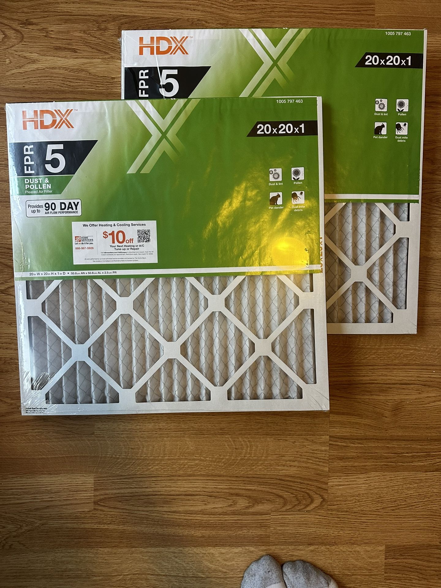 20x20x1 HDX Air Filter