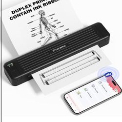 Brand New In The Box- Bluetooth Portable Printers Wireless for Travel - P831 Inkless Printer Portable, Thermal Transfer No Ink Printer, Support 8.5" X