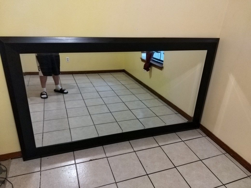 10×4 Large Framed Mirror
