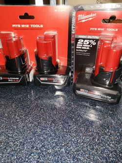 Milwaukee M12 Batteries