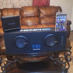 Memphis Box 2 8inchs Speaker Memphis Amplifier 200 Watts 