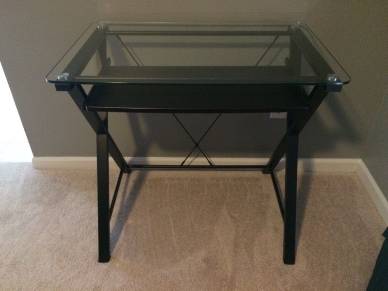 Glass-Top Desk