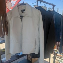 Ladies medium genuine leather jackets