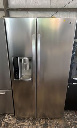 LG Side By Side Stainless Steel Fridge