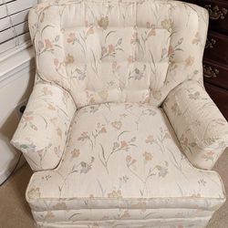 Rotating, Rocking Upholstered Chair