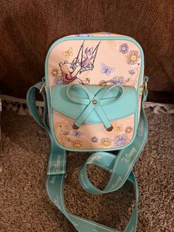 Teal Winnie the Pooh purse