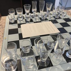 Chess Board Shot glasses 