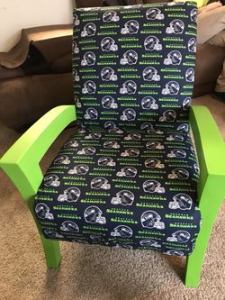 Customized SEAHAWKS chair