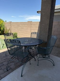 Large Metal Outdoor Patio Set