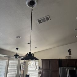 farmhouse hanging light.