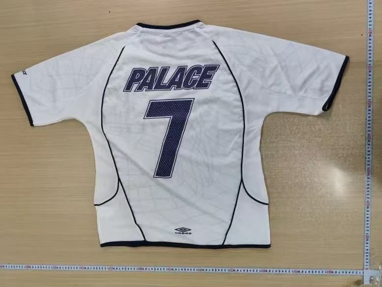 White casual PALACE sports jersey t-shirt