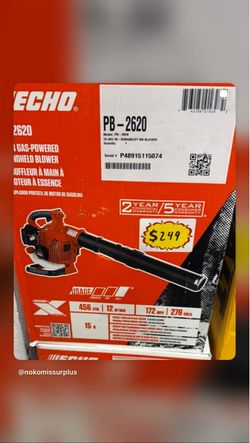 Echo PB-2620 Gas-Powered Handheld Blower