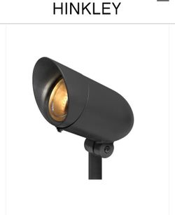 Hinkley 54000BK Line Voltage Landscape Spot Light – Black