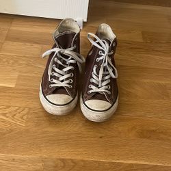 Brown Custom Converse Women’s Wide