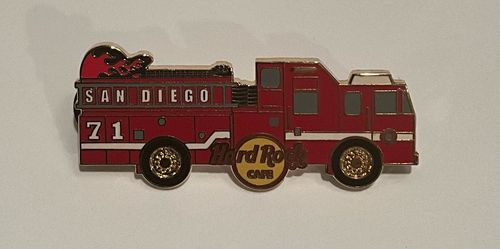 Hard Roark 2008 San Diego Fire Truck LE  1/300 Collector Pin