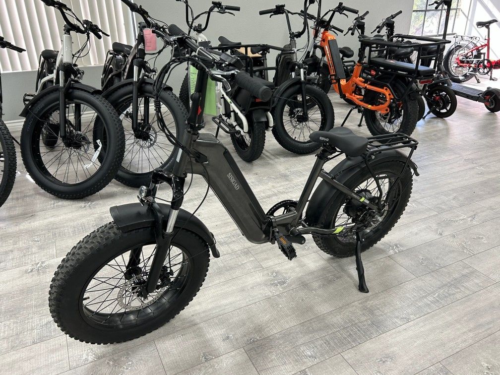SISIGAD Champ EXT F008 Foldable Fat Tire E-Bike – Power Meets Portability