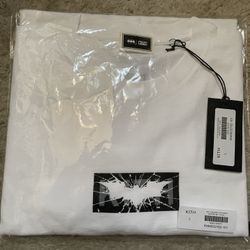 KITH X BATMAN KITH SHATTERED VINTAGE TEE White Sz. Large