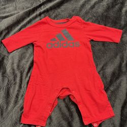 Adidas Baby Onesie Size 6 Months Fits Like 3-6 