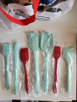 Silicone Spatula Set, 7 Piece High Heat Resistant Silicone Spatulas, Food Grade BPA Free, Non-Stick Rubber Spatula Kitchen Utensils for Cooking, Bakin