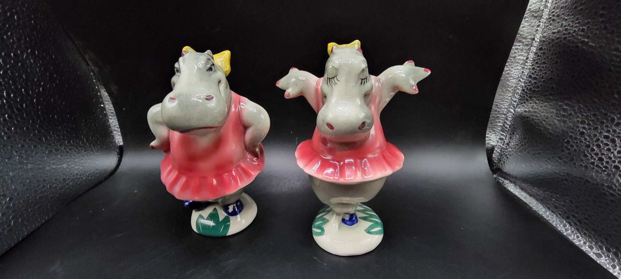Vintage 1940 Disney Fantasia Hippo Figurines 