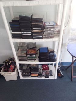 Vintage dvds, CD's, tape cassettes