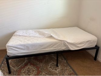 🛑TWIN BED Frame & mattress🛑