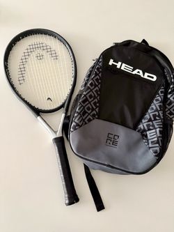 HEAD Ti S6 Tennis Racket and HEAD Core Tennis Backpack - Holds 2 Racquets with Padded Adjustable Straps Sports Bag