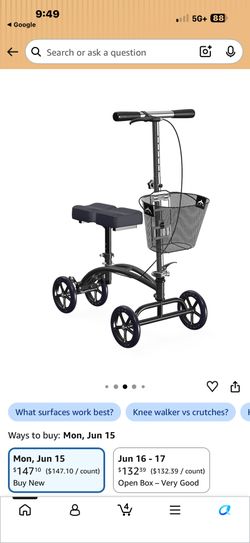Drive Steerable Knee Walker ,  New  open box