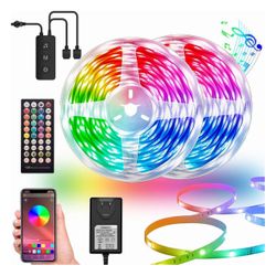Tira Led Rgb 20 Metros (65 Ft.) con conexion bluetooth