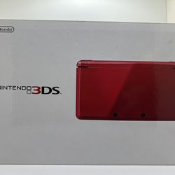 Nintendo 3DS (Metallic Red) + 128GB