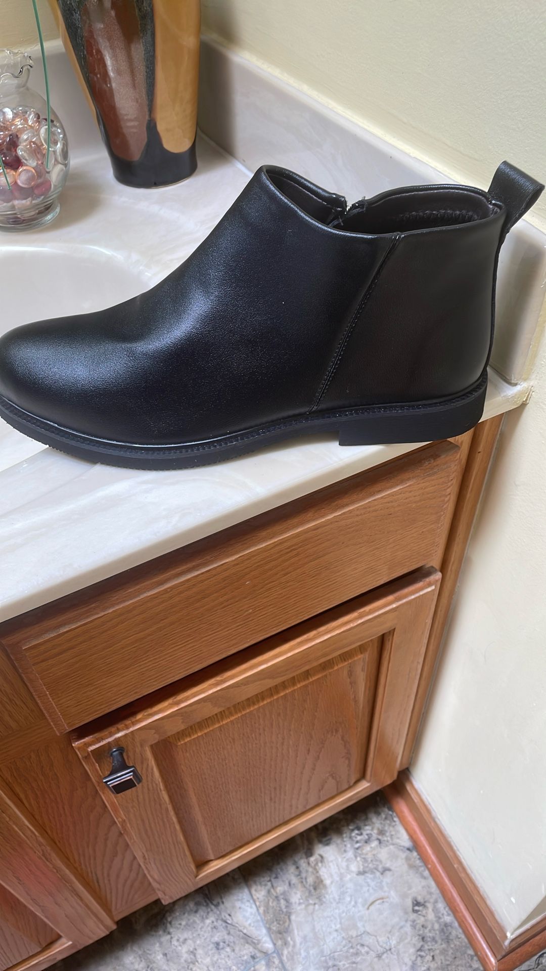 Leather Ankle Boots,