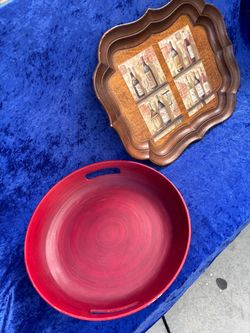 Wooden trays  each $10