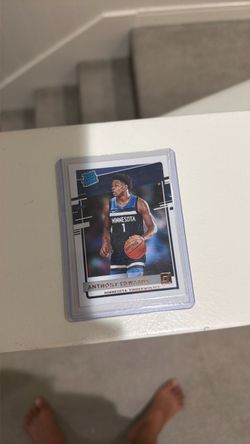 Anthony Edwards Donruss Rated Rookie Card