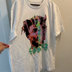Vlone Juice Wrld White Tee