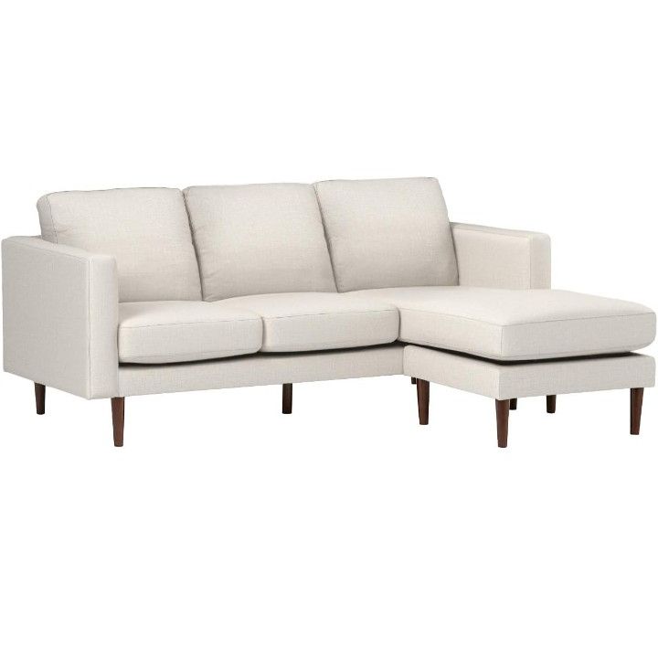 Amazon Brand – Rivet Revolve Modern Upholstered Sofa with Reversible Sectional Chaise, 80"W