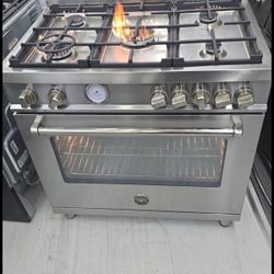 Bertazzoni Gas Stove 5 Burner 36 Inches 