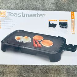 New Toastmaster Ceramic Coated Electric Griddle 10X16”