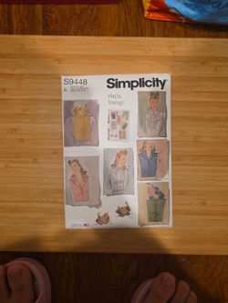NEW Simplicity S9(contact info removed)'s Vintage Sewing Pattern