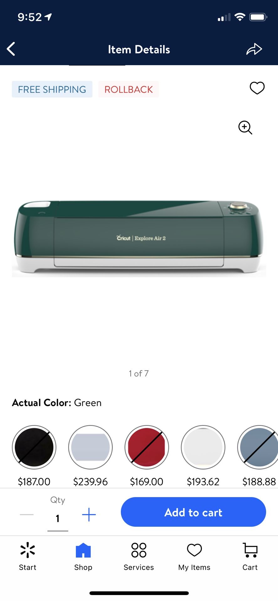NEW Cricut Explore Air 2 Emerald Green