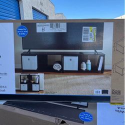 Expandable Side by Side or Stacking TV Stand for TVs up to 70 inches