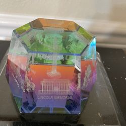 White House &  Monument Paperweight 