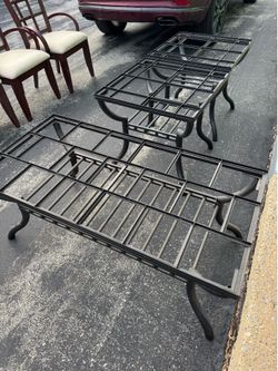 Coffee table and 2 end tables