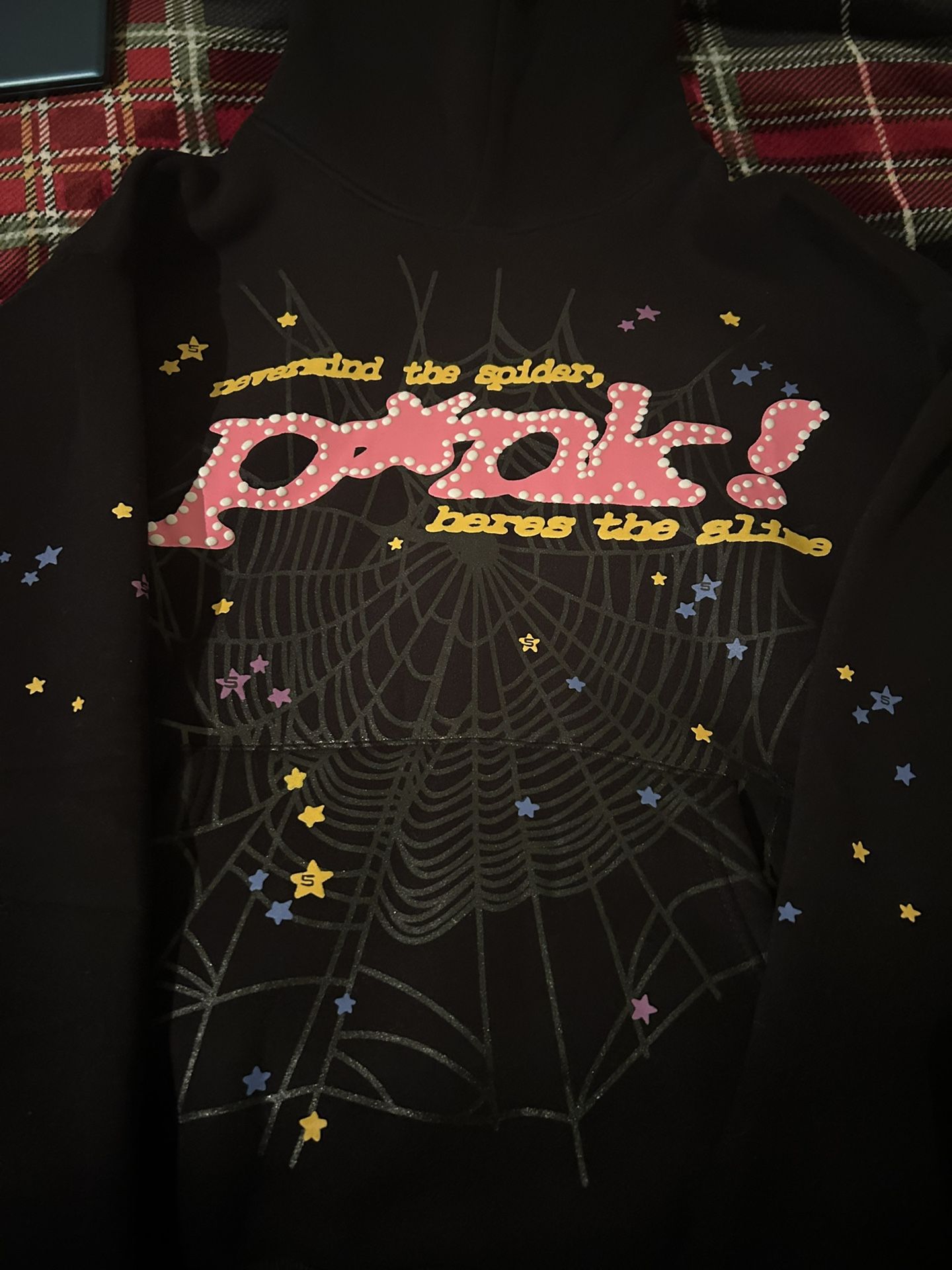 “ SEND BEST OFFERS “ Spider hoodie Black & Pink