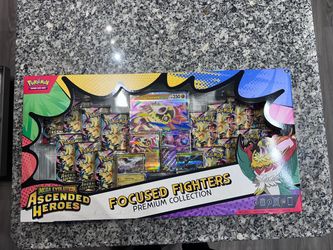 Pokémon Mega Evolution Ascended Heroes Focused Fighters Premium Collection