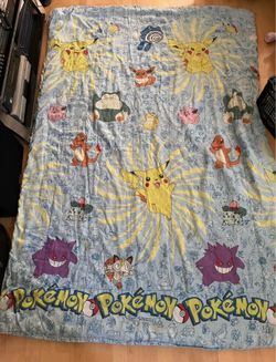 Vintage Pokemon Twin Size Comforter