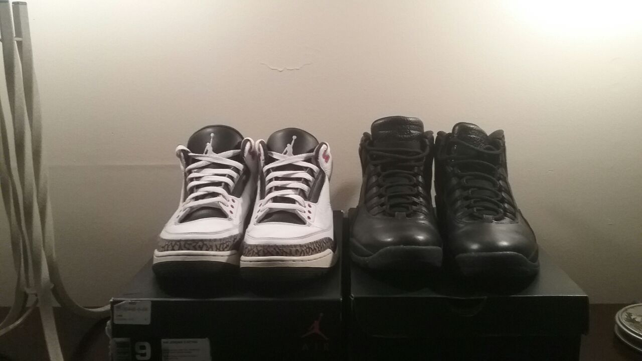 TAKE BOTH NOW FOR $200 noth size 9